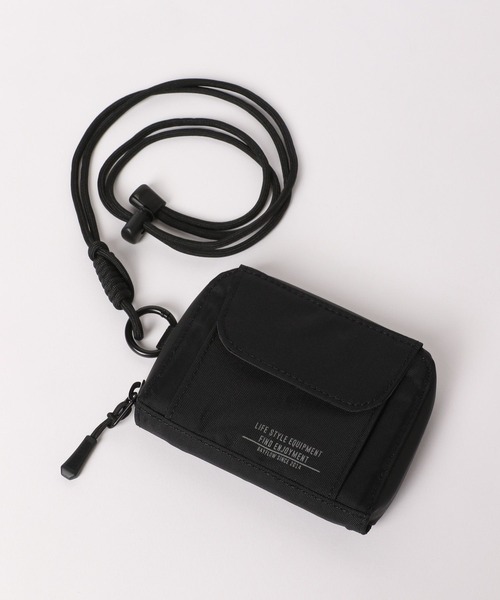 BAYFLOW(ベイフロー)の「マルチWAYネックウォレット(財布・メンズ・ブラック/グレー・FREE)」の2枚目の写真