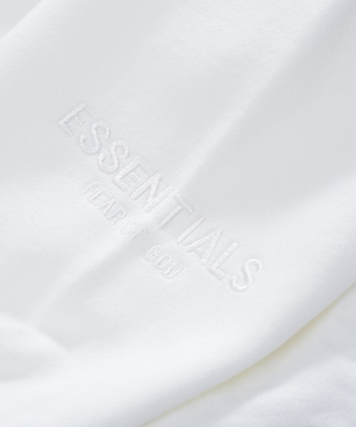 FOG ESSENTIALS（エフオージーエッセンシャルズ）の「FOG ESSENTIALS LOGO SWEAT HOODIE エッセンシャルズ ロゴスウェットパーカー（パーカー・メンズ・ホワイト/ブラック・S/M/L/XL）」の8枚目の写真