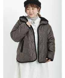 Samansa Mos2 | リバーシブルフードブルゾン(ブルゾン)