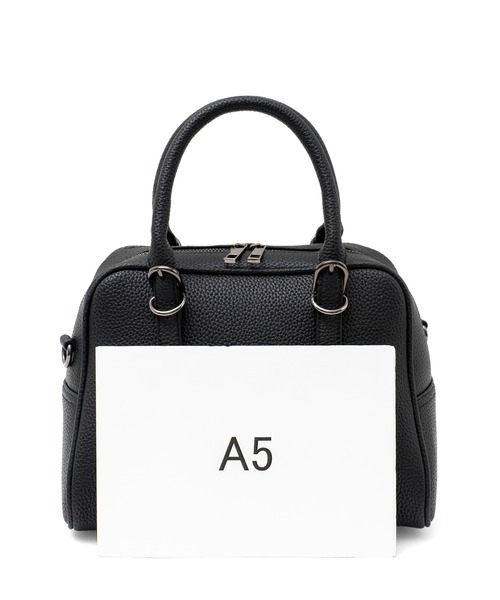 VitaFelice（ヴィータフェリーチェ）の「ベルトハンドル2wayミニボストンバッグ（ボストンバッグ・レディース・ブラック/モカ/ライトグレー・FREE）」の20枚目の写真