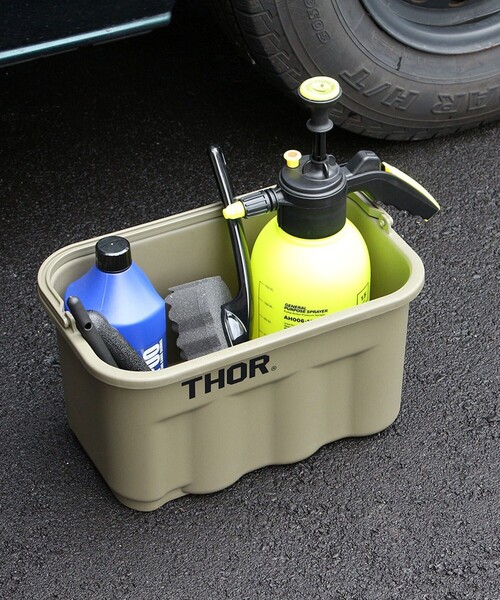 Detail（ディテール）の「Detail/ディテール THOR Quadrate Bucket 9.5L/ ソー クアッドレイト バケツ 9.5L（掃除グッズ・メンズ・ブラック/オリーブ/ベージュ/その他・ONE SIZE）」の9枚目の写真