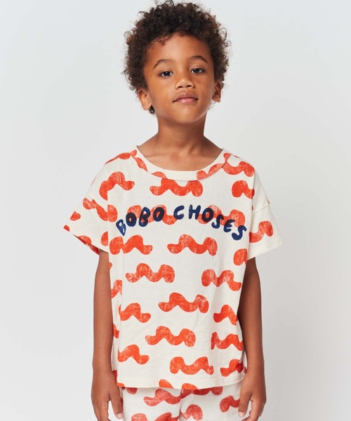 BOBO CHOSES（ボボショーズ）の「Waves all over T-shirt（T