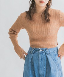 KBF | ウエストカットアウトリブニット(ニット/セーター)