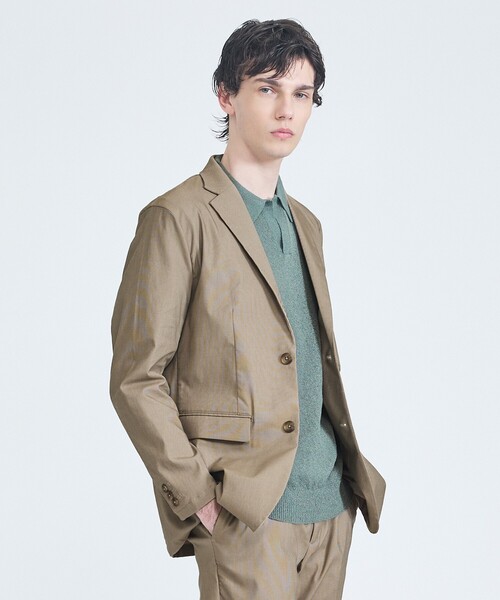 ABAHOUSE GRAY(アバハウスグレイ)の「【セットアップ対応】COOL DRY TOUCH ジャケット /接触冷感 /吸水速乾 /UVカット(テーラードジャケット・メンズ・モカ/ネイビー/グレー/ブルー/グレイッシュベージュ/ブラック/チェック/ストライプ/グレー系その他/ベージュ・44/46/48/50)」の6枚目の写真