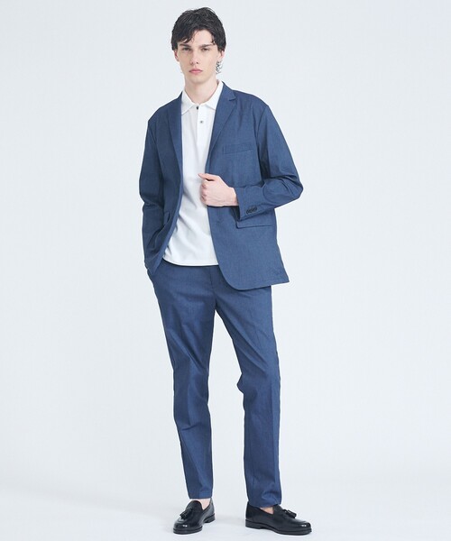 ABAHOUSE GRAY(アバハウスグレイ)の「【セットアップ対応】COOL DRY TOUCH ジャケット /接触冷感 /吸水速乾 /UVカット(テーラードジャケット・メンズ・モカ/ネイビー/グレー/ブルー/グレイッシュベージュ/ブラック/チェック/ストライプ/グレー系その他/ベージュ・44/46/48/50)」の16枚目の写真