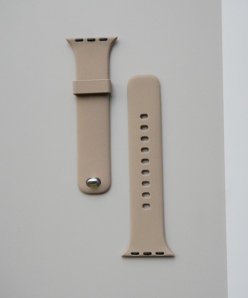 Port(ポート)の「Apple Watch くすみカラー シンプル シリコン バンド / アップルウォッチ #(デジタル腕時計・レディース・ライトベージュ/ライトパープル/カーキ/ベージュ/サックスブルー/ピンク/ブラック/ホワイト・A/B)」の3枚目の写真