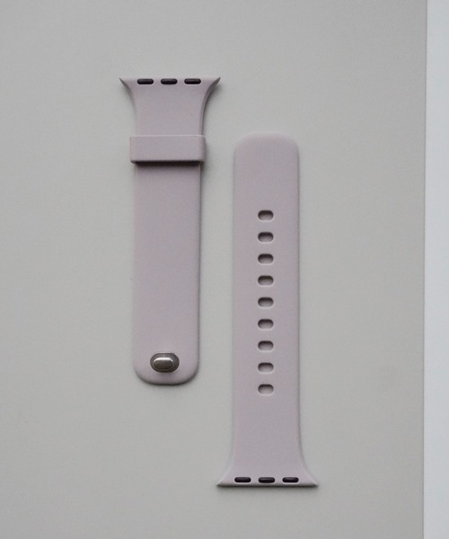 Port(ポート)の「Apple Watch くすみカラー シンプル シリコン バンド / アップルウォッチ #(デジタル腕時計・レディース・ライトベージュ/ライトパープル/カーキ/ベージュ/サックスブルー/ピンク/ブラック/ホワイト・A/B)」の7枚目の写真