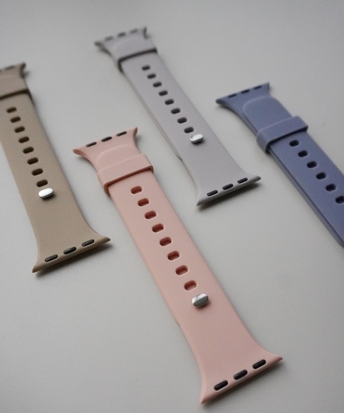 Port(ポート)の「Apple Watch くすみカラー シンプル シリコン バンド / アップルウォッチ #(デジタル腕時計・レディース・ライトベージュ/ライトパープル/カーキ/ベージュ/サックスブルー/ピンク/ブラック/ホワイト・A/B)」の12枚目の写真