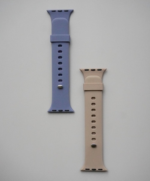 Port(ポート)の「Apple Watch くすみカラー シンプル シリコン バンド / アップルウォッチ #(デジタル腕時計・レディース・ライトベージュ/ライトパープル/カーキ/ベージュ/サックスブルー/ピンク/ブラック/ホワイト・A/B)」の14枚目の写真