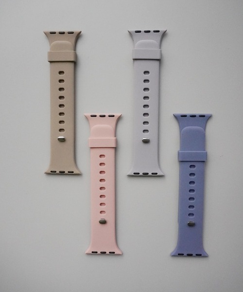Port(ポート)の「Apple Watch くすみカラー シンプル シリコン バンド / アップルウォッチ #(デジタル腕時計・レディース・ライトベージュ/ライトパープル/カーキ/ベージュ/サックスブルー/ピンク/ブラック/ホワイト・A/B)」の16枚目の写真