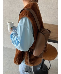 エコレザーショルダーバッグ