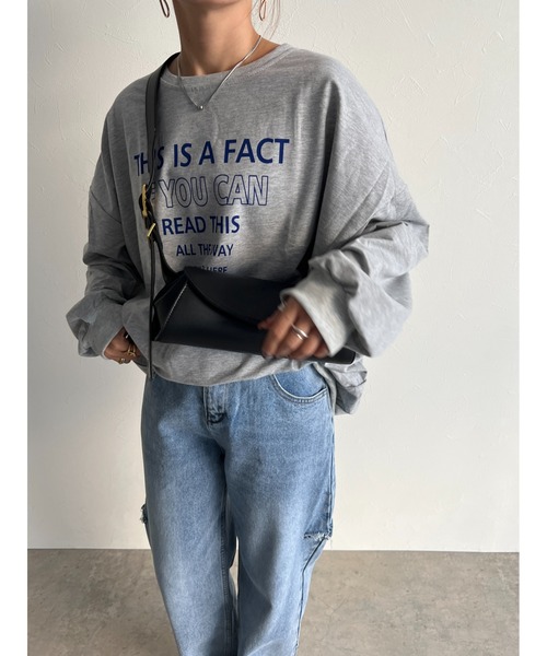 owndaily（オンデイリー）の「エコレザーショルダーバッグ（ショルダーバッグ・レディース・ブラック/ブラウン・FREE）」の3枚目の写真