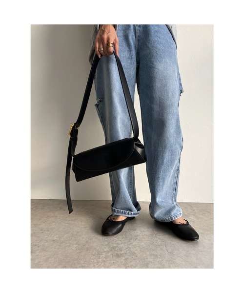 owndaily（オンデイリー）の「エコレザーショルダーバッグ（ショルダーバッグ・レディース・ブラック/ブラウン・FREE）」の18枚目の写真