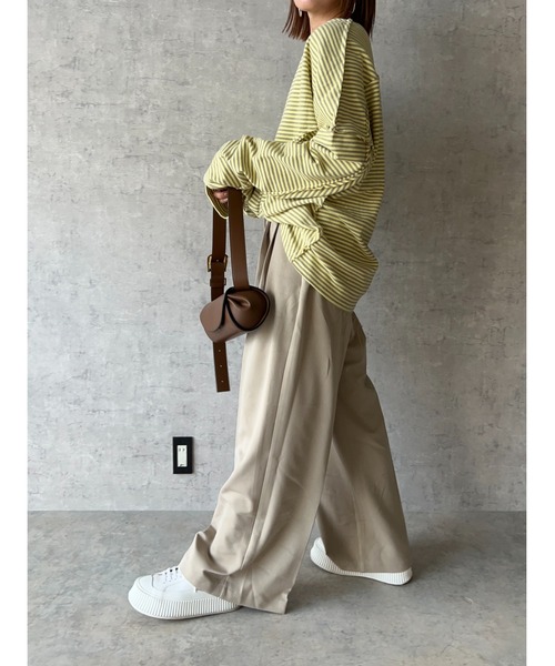 owndaily（オンデイリー）の「エコレザーショルダーバッグ（ショルダーバッグ・レディース・ブラック/ブラウン・FREE）」の13枚目の写真