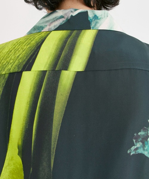 TAAKK（ターク）の「【TAAKK / ターク】SILK OPEN COLLAR SHIRTS / シルクオープンカラーシャツ（シャツ/ブラウス・メンズ・ブラック・3/1/2）」の6枚目の写真