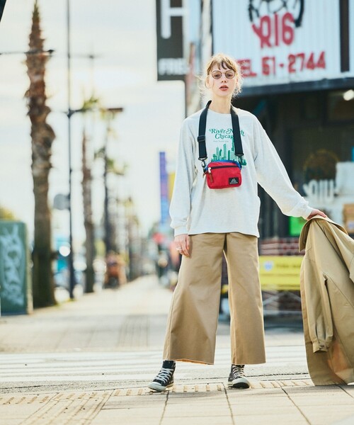 St.Christopherレディース　フリースロングパンツ／アイボリーLサイズ St.Christopherレディース フリースロングパンツ／アイボリーL