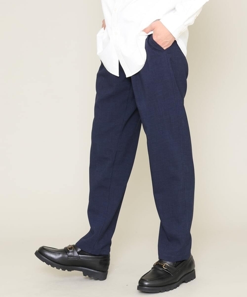 a.v.v（アーヴェヴェ）の「リライトセミルーズパンツ（その他パンツ・メンズ・ネイビー/チャコールグレー/ベージュ・46/48/50/44）」の3枚目の写真