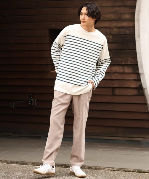 a.v.v（アーヴェヴェ）の「リライトセミルーズパンツ（その他パンツ・メンズ・ネイビー/チャコールグレー/ベージュ・46/48/50/44）」の22枚目の写真