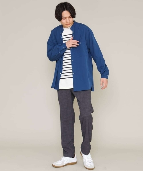 a.v.v（アーヴェヴェ）の「リライトセミルーズパンツ（その他パンツ・メンズ・ネイビー/チャコールグレー/ベージュ・46/48/50/44）」の8枚目の写真