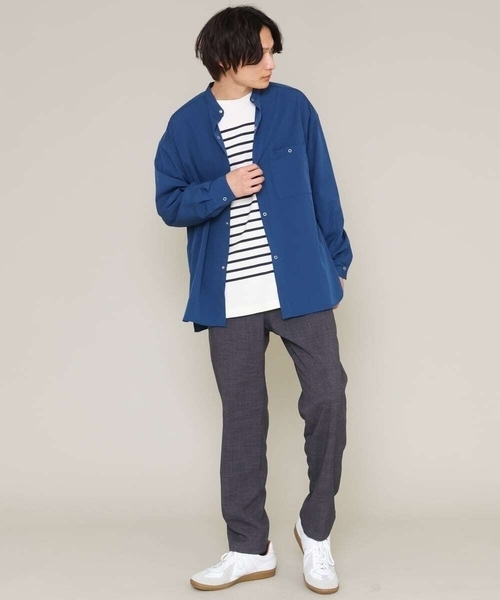 a.v.v（アーヴェヴェ）の「リライトセミルーズパンツ（その他パンツ・メンズ・ネイビー/チャコールグレー/ベージュ・46/48/50/44）」の9枚目の写真