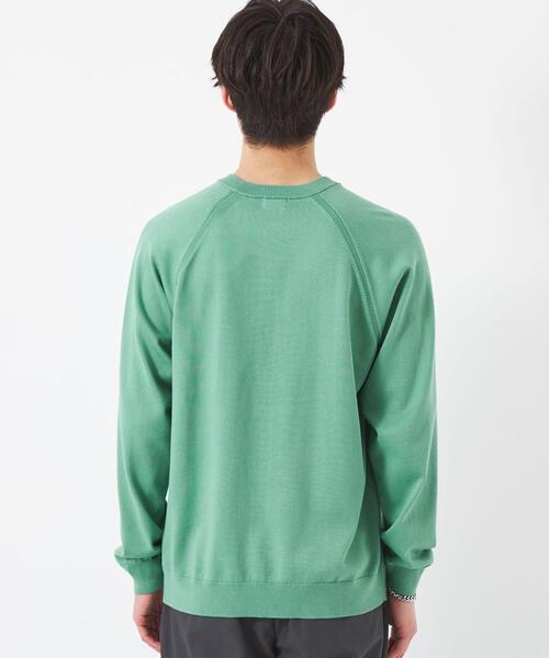 green label relaxing（グリーンレーベルリラクシング）の「スビンコード ラグラン クルーネック ニット（ニット/セーター・メンズ・オレンジ/ネイビー/ライトグレー/ライム・L/S/XL/M）」の8枚目の写真