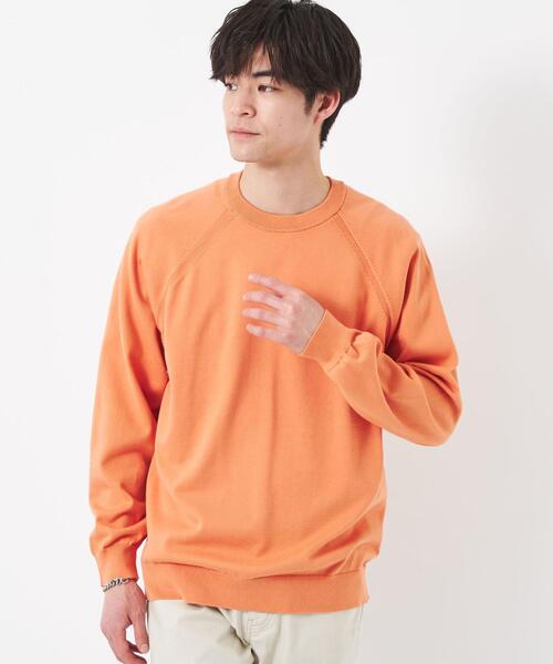 green label relaxing（グリーンレーベルリラクシング）の「スビンコード ラグラン クルーネック ニット（ニット/セーター・メンズ・オレンジ/ネイビー/ライトグレー/ライム・L/S/XL/M）」の10枚目の写真