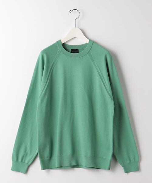 green label relaxing（グリーンレーベルリラクシング）の「スビンコード ラグラン クルーネック ニット（ニット/セーター・メンズ・オレンジ/ネイビー/ライトグレー/ライム・L/S/XL/M）」の22枚目の写真