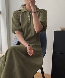 PRIVATE  BEACH（プライベートビーチ）の「ポロ衿フレアロングワンピース（ワンピース）」