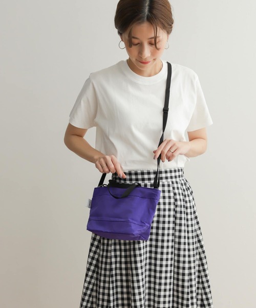 Drifter(ドリフター)の「『別注』DRIFTER×DOORS ショルダートートバッグ(ショルダーバッグ・レディース・その他1/パープル/ホワイト系その他/スミクロ/ベージュ・ONE)」の17枚目の写真