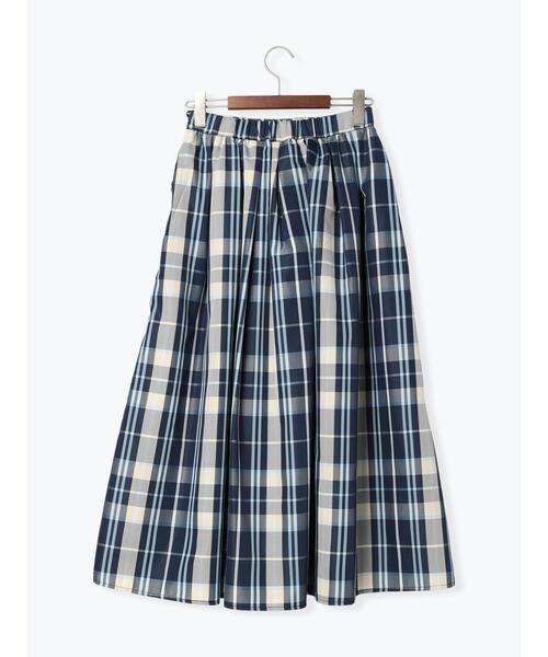 Te chichi（テチチ）の「タフタチェックタックギャザースカート（スカート・レディース・グリーン/ブラック/ネイビー・MEDIUM/SMALL）」の19枚目の写真