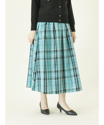 Te chichi | タフタチェックタックギャザースカート(スカート)