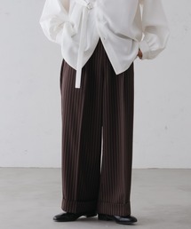 epnok | ロールアップストライプスラックス(スラックス)