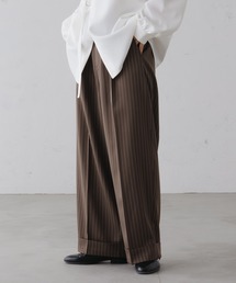 epnok | ロールアップストライプスラックス(スラックス)