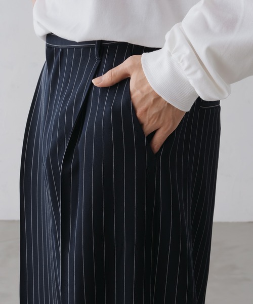 epnok（エプノック）の「ロールアップストライプスラックス（スラックス・メンズ・モカ/ネイビー/チャコールグレー・SMALL/MEDIUM/LARGE）」の8枚目の写真