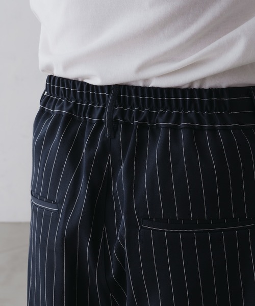 epnok（エプノック）の「ロールアップストライプスラックス（スラックス・メンズ・モカ/ネイビー/チャコールグレー・SMALL/MEDIUM/LARGE）」の7枚目の写真