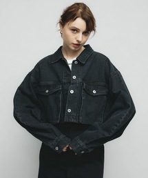 led.tokyo | 【led.tokyo】メタリックデニムショートジャケット(デニムジャケット)