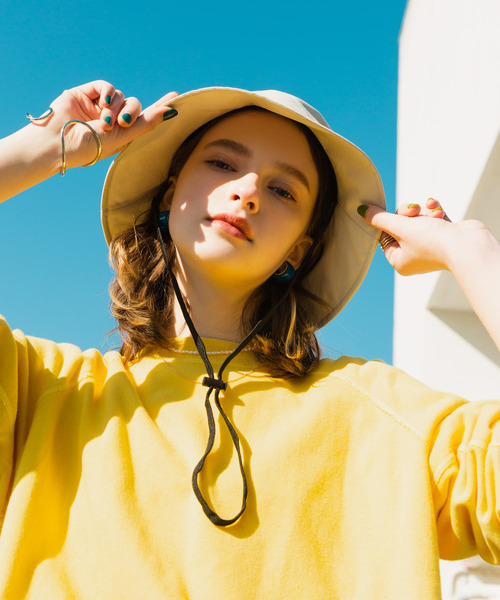 SMELLY（スメリー）の「ハッスイドロストバケットハット（ハット・レディース・ブラック/カーキ/アイボリー・-）」の20枚目の写真