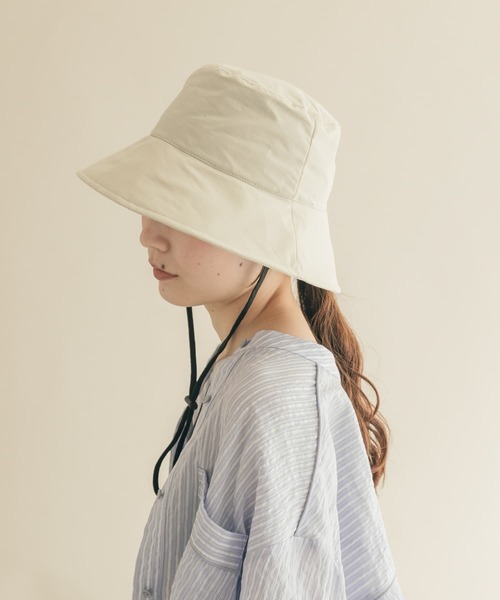 SMELLY（スメリー）の「ハッスイドロストバケットハット（ハット・レディース・ブラック/カーキ/アイボリー・-）」の14枚目の写真