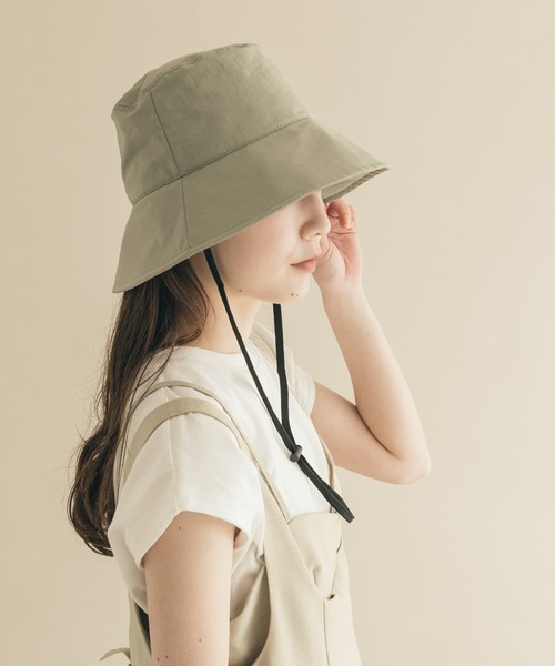 SMELLY（スメリー）の「ハッスイドロストバケットハット（ハット・レディース・ブラック/カーキ/アイボリー・-）」の11枚目の写真