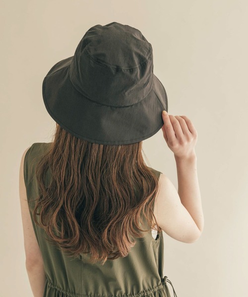 SMELLY（スメリー）の「ハッスイドロストバケットハット（ハット・レディース・ブラック/カーキ/アイボリー・-）」の12枚目の写真