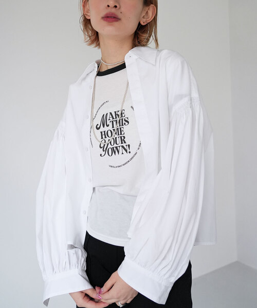 SLOBE citron. MANY PACTH スウェット プルオーバー SLOBE シトロン