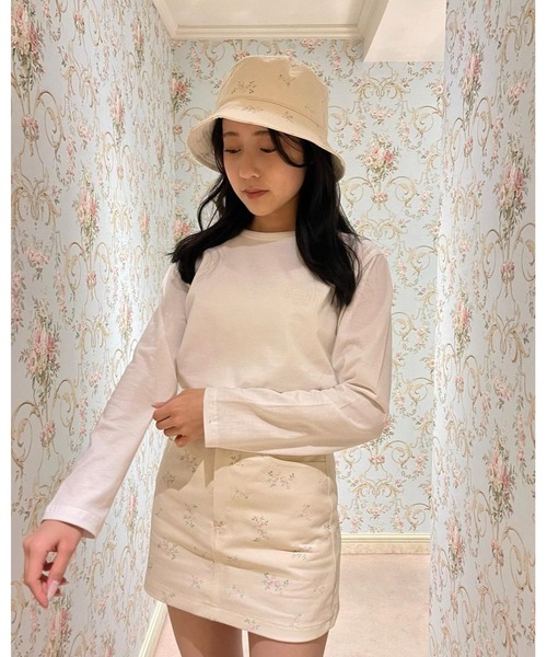 epine エピヌ　パニエ　スカート épine - epine cotton lace panier whiteの通販 by にゃん