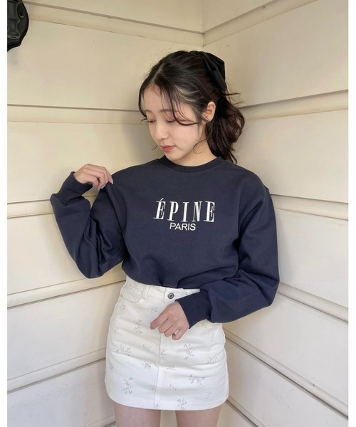 epine（エピヌ）の「e low mini skirt　flower（スカート・レディース・ホワイト系・M/S）」の9枚目の写真