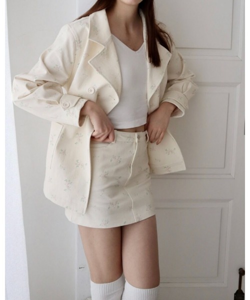 epine（エピヌ）の「e low mini skirt　flower（スカート・レディース・ホワイト系・M/S）」の19枚目の写真