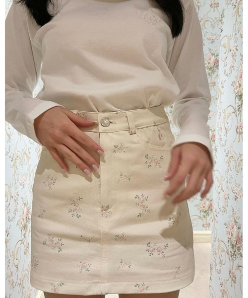 epine（エピヌ）の「e low mini skirt flower（スカート）」 - WEAR