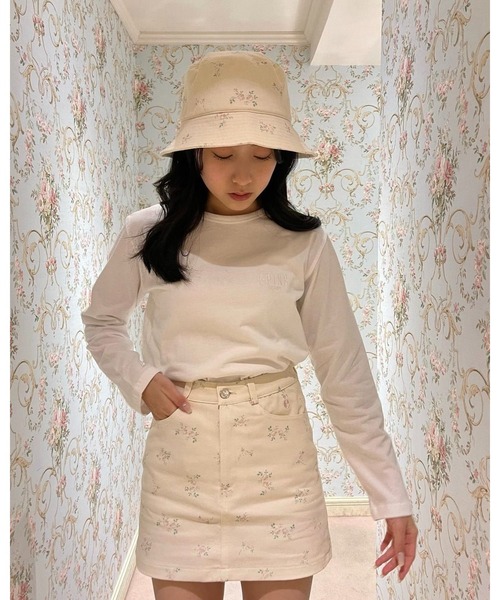 epine（エピヌ）の「e low mini skirt　flower（スカート・レディース・ホワイト系・M/S）」の13枚目の写真