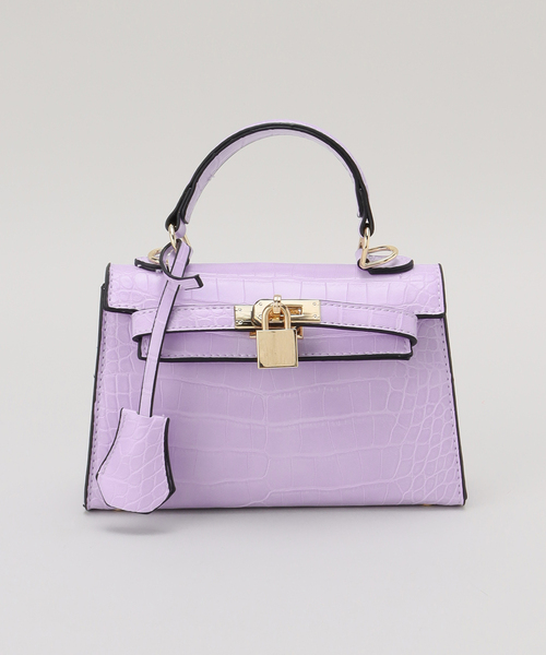 PETA+JAIN（ペタアンドジェーン）の「【PETA+JAIN /ペタアンドジェーン】 ヒネリカナグミニバッグ（ハンドバッグ・レディース・ブラック/ベージュ/パープル/モスグリーン・FREE）」の15枚目の写真