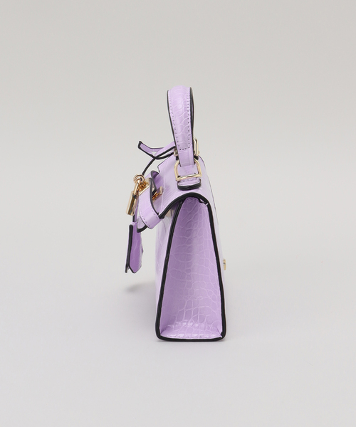 PETA+JAIN（ペタアンドジェーン）の「【PETA+JAIN /ペタアンドジェーン】 ヒネリカナグミニバッグ（ハンドバッグ・レディース・ブラック/ベージュ/パープル/モスグリーン・FREE）」の21枚目の写真