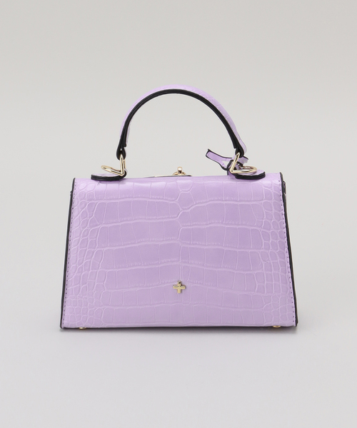 PETA+JAIN（ペタアンドジェーン）の「【PETA+JAIN /ペタアンドジェーン】 ヒネリカナグミニバッグ（ハンドバッグ・レディース・ブラック/ベージュ/パープル/モスグリーン・FREE）」の19枚目の写真