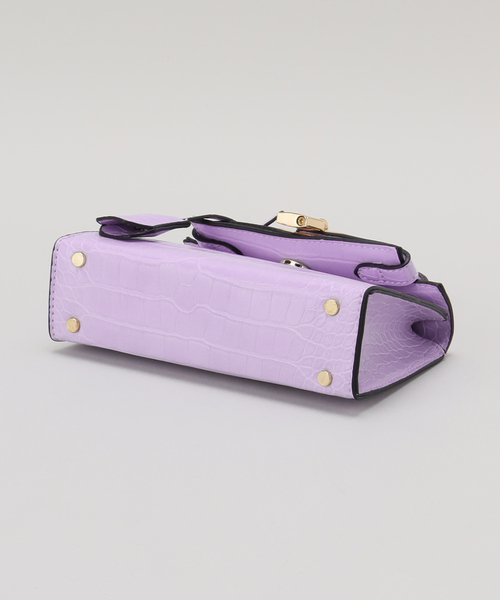 PETA+JAIN（ペタアンドジェーン）の「【PETA+JAIN /ペタアンドジェーン】 ヒネリカナグミニバッグ（ハンドバッグ・レディース・ブラック/ベージュ/パープル/モスグリーン・FREE）」の10枚目の写真